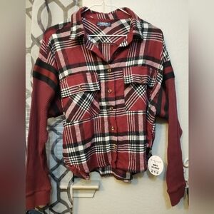 Plaid blouse